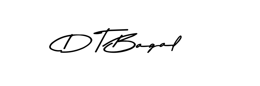 D T Bagal stylish signature style. Best Handwritten Sign (Asem Kandis PERSONAL USE) for my name. Handwritten Signature Collection Ideas for my name D T Bagal. D T Bagal signature style 9 images and pictures png