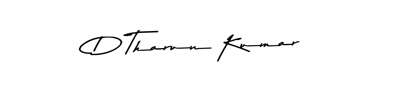 How to make D Tharun Kumar signature? Asem Kandis PERSONAL USE is a professional autograph style. Create handwritten signature for D Tharun Kumar name. D Tharun Kumar signature style 9 images and pictures png