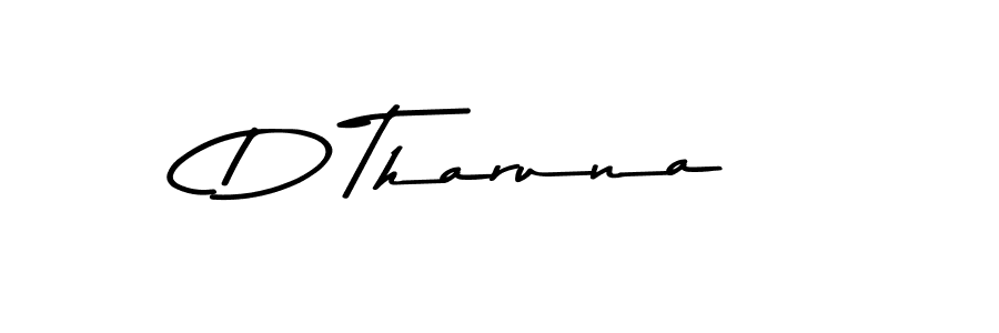 Make a beautiful signature design for name D Tharuna. With this signature (Asem Kandis PERSONAL USE) style, you can create a handwritten signature for free. D Tharuna signature style 9 images and pictures png