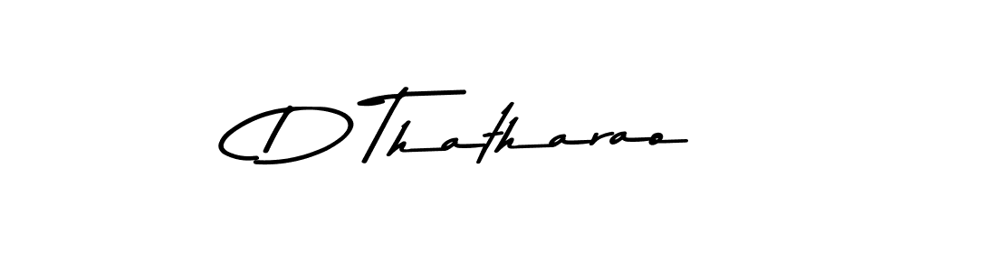 Use a signature maker to create a handwritten signature online. With this signature software, you can design (Asem Kandis PERSONAL USE) your own signature for name D Thatharao. D Thatharao signature style 9 images and pictures png