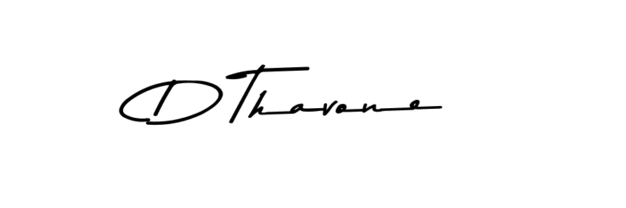 Use a signature maker to create a handwritten signature online. With this signature software, you can design (Asem Kandis PERSONAL USE) your own signature for name D Thavone. D Thavone signature style 9 images and pictures png