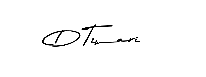 How to make D Tiwari signature? Asem Kandis PERSONAL USE is a professional autograph style. Create handwritten signature for D Tiwari name. D Tiwari signature style 9 images and pictures png