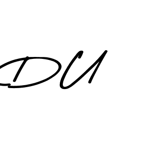 Design your own signature with our free online signature maker. With this signature software, you can create a handwritten (Asem Kandis PERSONAL USE) signature for name D U. D U signature style 9 images and pictures png