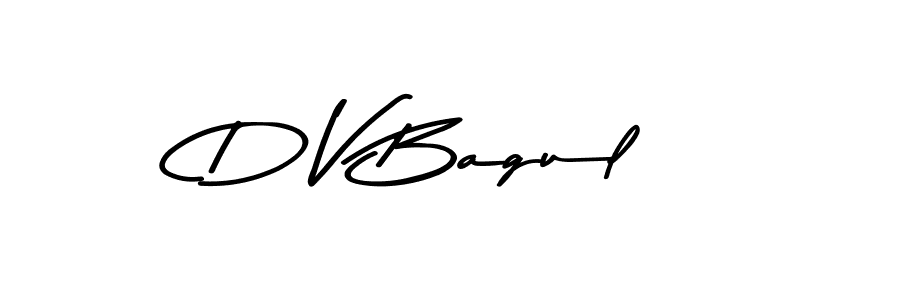 Also You can easily find your signature by using the search form. We will create D V Bagul name handwritten signature images for you free of cost using Asem Kandis PERSONAL USE sign style. D V Bagul signature style 9 images and pictures png