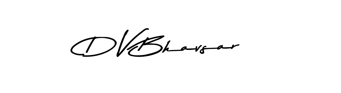 How to make D V Bhavsar signature? Asem Kandis PERSONAL USE is a professional autograph style. Create handwritten signature for D V Bhavsar name. D V Bhavsar signature style 9 images and pictures png