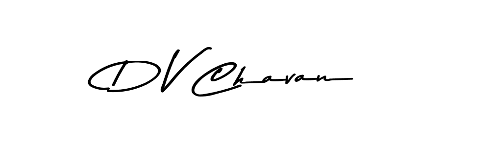 This is the best signature style for the D V Chavan name. Also you like these signature font (Asem Kandis PERSONAL USE). Mix name signature. D V Chavan signature style 9 images and pictures png