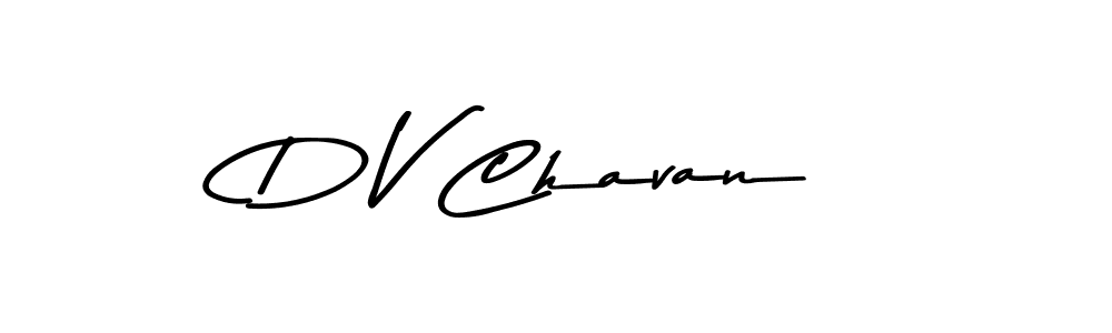 This is the best signature style for the D V Chavan name. Also you like these signature font (Asem Kandis PERSONAL USE). Mix name signature. D V Chavan signature style 9 images and pictures png