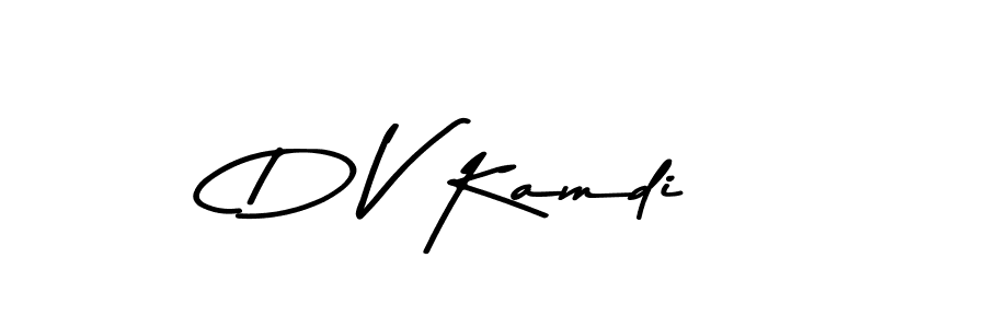 Also we have D V Kamdi name is the best signature style. Create professional handwritten signature collection using Asem Kandis PERSONAL USE autograph style. D V Kamdi signature style 9 images and pictures png