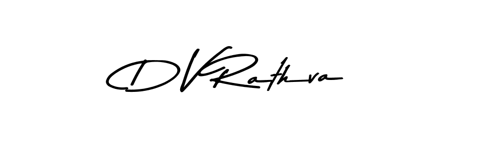 How to make D V Rathva signature? Asem Kandis PERSONAL USE is a professional autograph style. Create handwritten signature for D V Rathva name. D V Rathva signature style 9 images and pictures png