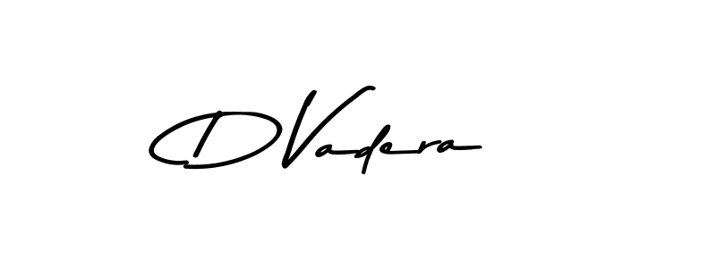 D Vadera stylish signature style. Best Handwritten Sign (Asem Kandis PERSONAL USE) for my name. Handwritten Signature Collection Ideas for my name D Vadera. D Vadera signature style 9 images and pictures png