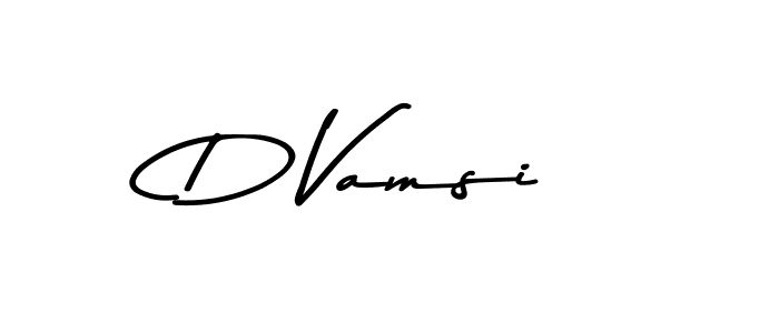 Design your own signature with our free online signature maker. With this signature software, you can create a handwritten (Asem Kandis PERSONAL USE) signature for name D Vamsi. D Vamsi signature style 9 images and pictures png