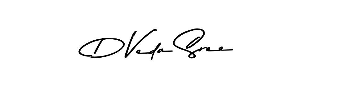 Use a signature maker to create a handwritten signature online. With this signature software, you can design (Asem Kandis PERSONAL USE) your own signature for name D Veda Sree. D Veda Sree signature style 9 images and pictures png