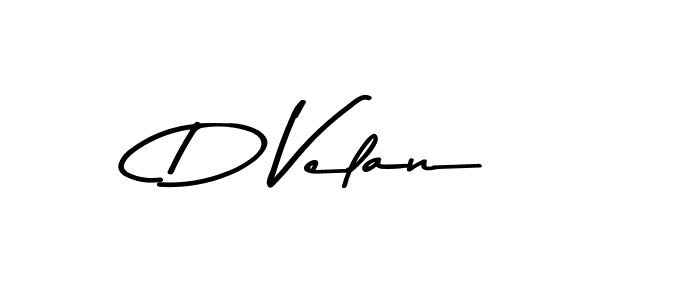 D Velan stylish signature style. Best Handwritten Sign (Asem Kandis PERSONAL USE) for my name. Handwritten Signature Collection Ideas for my name D Velan. D Velan signature style 9 images and pictures png