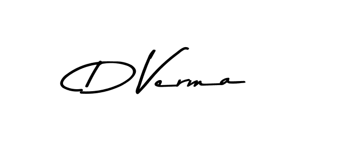 Use a signature maker to create a handwritten signature online. With this signature software, you can design (Asem Kandis PERSONAL USE) your own signature for name D Verma. D Verma signature style 9 images and pictures png