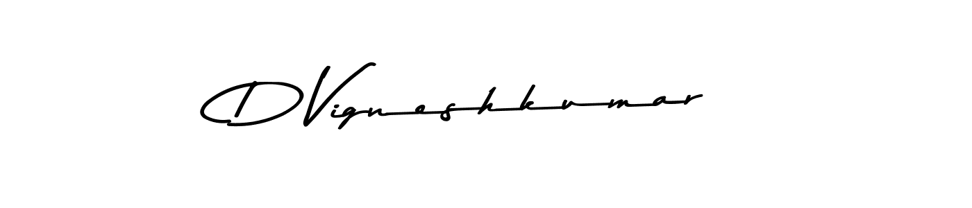 Also we have D Vigneshkumar name is the best signature style. Create professional handwritten signature collection using Asem Kandis PERSONAL USE autograph style. D Vigneshkumar signature style 9 images and pictures png