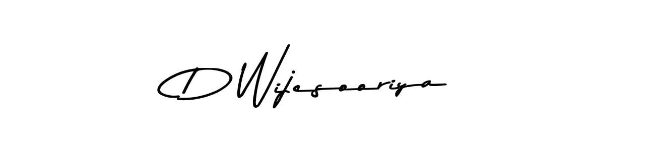 The best way (Asem Kandis PERSONAL USE) to make a short signature is to pick only two or three words in your name. The name D Wijesooriya include a total of six letters. For converting this name. D Wijesooriya signature style 9 images and pictures png