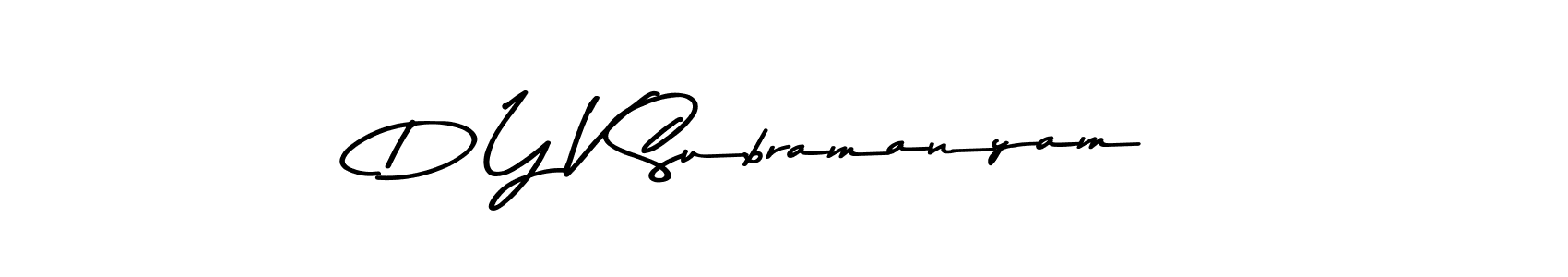 Best and Professional Signature Style for D Y V Subramanyam. Asem Kandis PERSONAL USE Best Signature Style Collection. D Y V Subramanyam signature style 9 images and pictures png