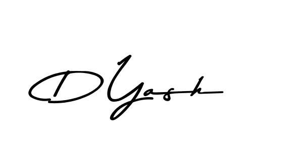 D Yash stylish signature style. Best Handwritten Sign (Asem Kandis PERSONAL USE) for my name. Handwritten Signature Collection Ideas for my name D Yash. D Yash signature style 9 images and pictures png