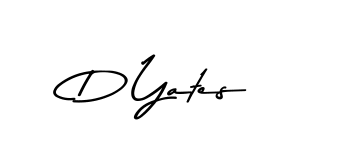 Design your own signature with our free online signature maker. With this signature software, you can create a handwritten (Asem Kandis PERSONAL USE) signature for name D Yates. D Yates signature style 9 images and pictures png