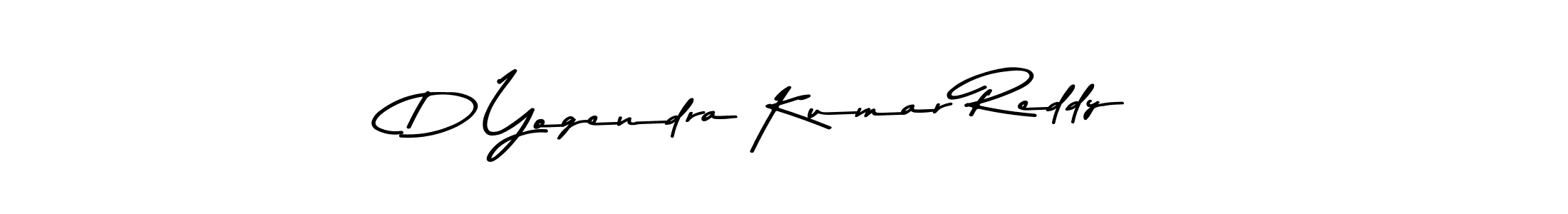 Design your own signature with our free online signature maker. With this signature software, you can create a handwritten (Asem Kandis PERSONAL USE) signature for name D Yogendra Kumar Reddy. D Yogendra Kumar Reddy signature style 9 images and pictures png