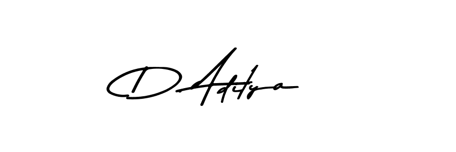 Make a beautiful signature design for name D. Aditya. With this signature (Asem Kandis PERSONAL USE) style, you can create a handwritten signature for free. D. Aditya signature style 9 images and pictures png