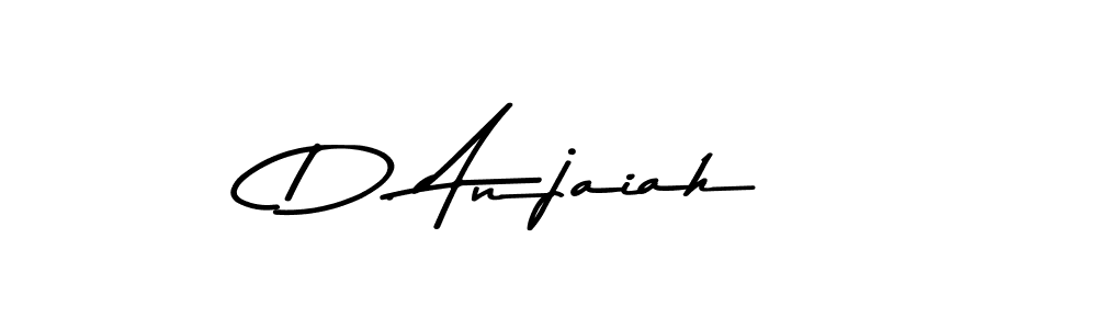 Use a signature maker to create a handwritten signature online. With this signature software, you can design (Asem Kandis PERSONAL USE) your own signature for name D. Anjaiah. D. Anjaiah signature style 9 images and pictures png