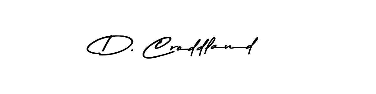 Design your own signature with our free online signature maker. With this signature software, you can create a handwritten (Asem Kandis PERSONAL USE) signature for name D. Croddland. D. Croddland signature style 9 images and pictures png