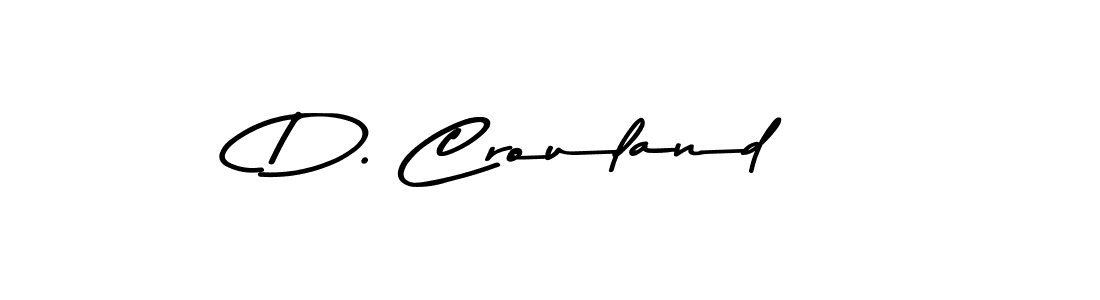 The best way (Asem Kandis PERSONAL USE) to make a short signature is to pick only two or three words in your name. The name D. Crouland include a total of six letters. For converting this name. D. Crouland signature style 9 images and pictures png