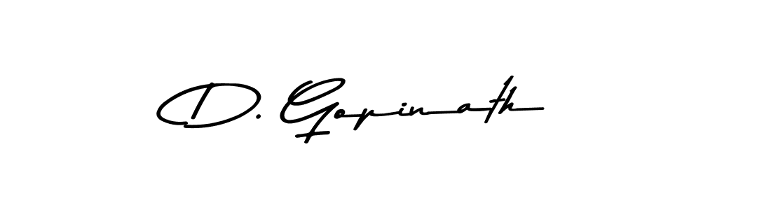 How to make D. Gopinath name signature. Use Asem Kandis PERSONAL USE style for creating short signs online. This is the latest handwritten sign. D. Gopinath signature style 9 images and pictures png