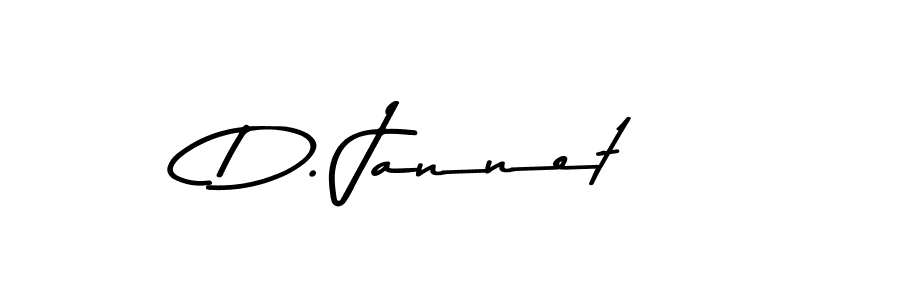 You should practise on your own different ways (Asem Kandis PERSONAL USE) to write your name (D. Jannet) in signature. don't let someone else do it for you. D. Jannet signature style 9 images and pictures png