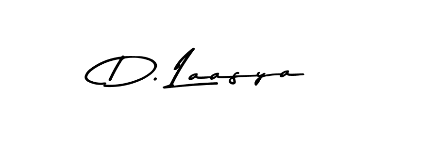 The best way (Asem Kandis PERSONAL USE) to make a short signature is to pick only two or three words in your name. The name D. Laasya include a total of six letters. For converting this name. D. Laasya signature style 9 images and pictures png