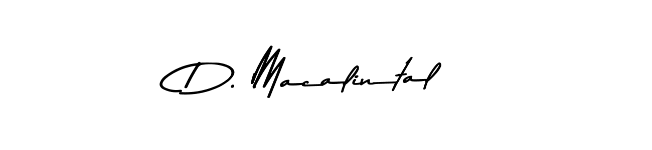 The best way (Asem Kandis PERSONAL USE) to make a short signature is to pick only two or three words in your name. The name D. Macalintal include a total of six letters. For converting this name. D. Macalintal signature style 9 images and pictures png