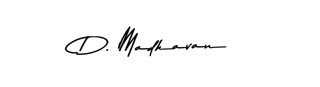 D. Madhavan stylish signature style. Best Handwritten Sign (Asem Kandis PERSONAL USE) for my name. Handwritten Signature Collection Ideas for my name D. Madhavan. D. Madhavan signature style 9 images and pictures png