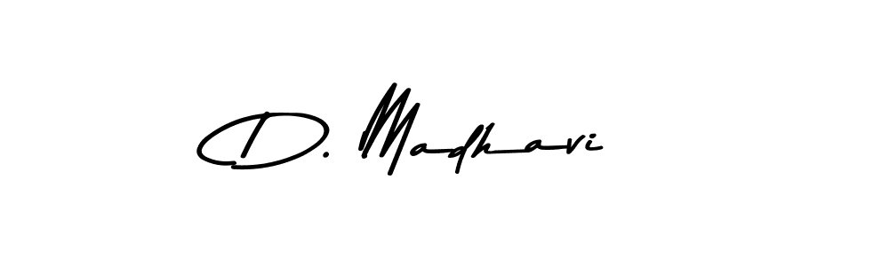 You should practise on your own different ways (Asem Kandis PERSONAL USE) to write your name (D. Madhavi) in signature. don't let someone else do it for you. D. Madhavi signature style 9 images and pictures png