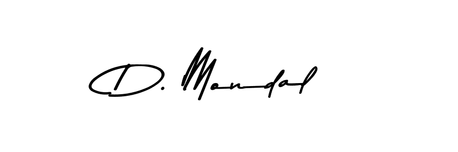 Use a signature maker to create a handwritten signature online. With this signature software, you can design (Asem Kandis PERSONAL USE) your own signature for name D. Mondal. D. Mondal signature style 9 images and pictures png