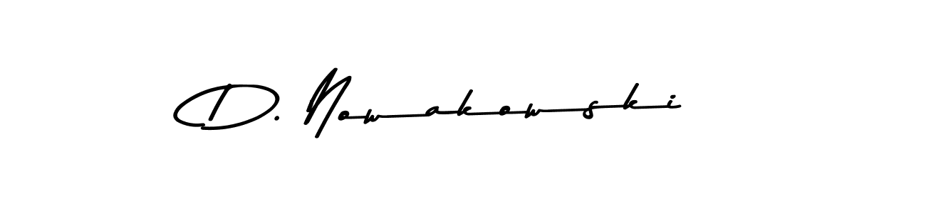 Similarly Asem Kandis PERSONAL USE is the best handwritten signature design. Signature creator online .You can use it as an online autograph creator for name D. Nowakowski. D. Nowakowski signature style 9 images and pictures png