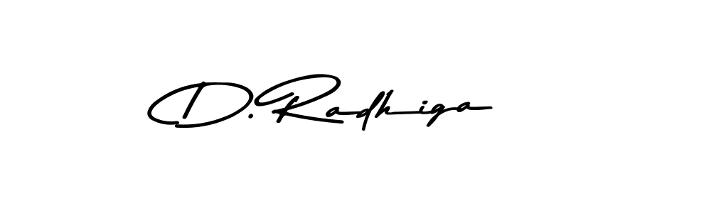 How to make D. Radhiga signature? Asem Kandis PERSONAL USE is a professional autograph style. Create handwritten signature for D. Radhiga name. D. Radhiga signature style 9 images and pictures png