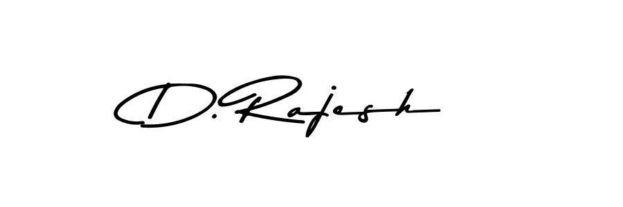 The best way (Asem Kandis PERSONAL USE) to make a short signature is to pick only two or three words in your name. The name D. Rajesh include a total of six letters. For converting this name. D. Rajesh signature style 9 images and pictures png