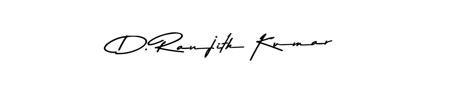 Also we have D. Ranjith Kumar name is the best signature style. Create professional handwritten signature collection using Asem Kandis PERSONAL USE autograph style. D. Ranjith Kumar signature style 9 images and pictures png