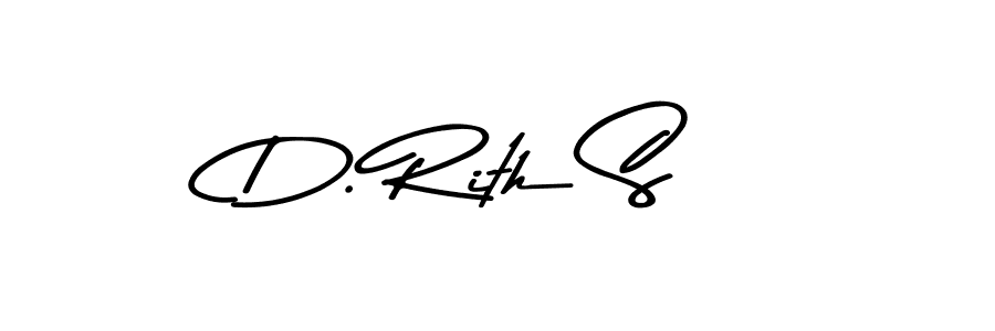 Create a beautiful signature design for name D. Rith S. With this signature (Asem Kandis PERSONAL USE) fonts, you can make a handwritten signature for free. D. Rith S signature style 9 images and pictures png