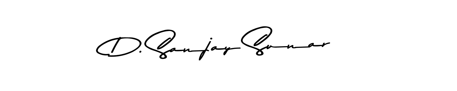 Create a beautiful signature design for name D. Sanjay Sunar. With this signature (Asem Kandis PERSONAL USE) fonts, you can make a handwritten signature for free. D. Sanjay Sunar signature style 9 images and pictures png