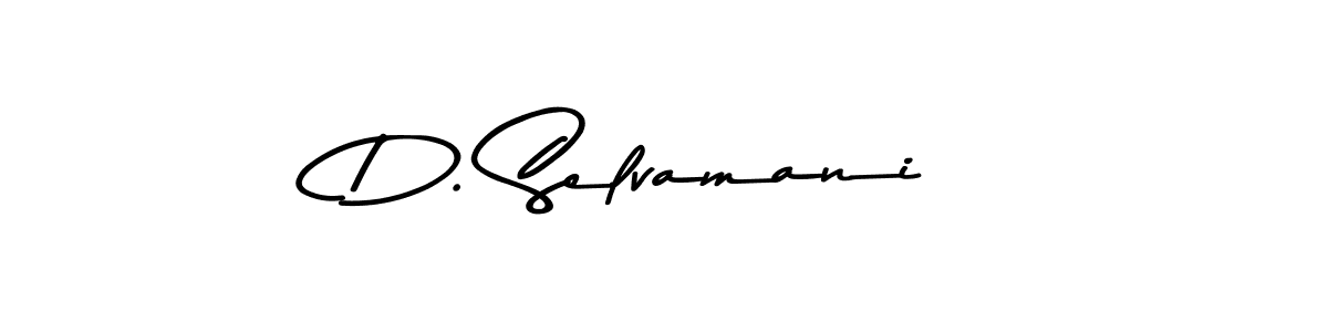 Use a signature maker to create a handwritten signature online. With this signature software, you can design (Asem Kandis PERSONAL USE) your own signature for name D. Selvamani. D. Selvamani signature style 9 images and pictures png