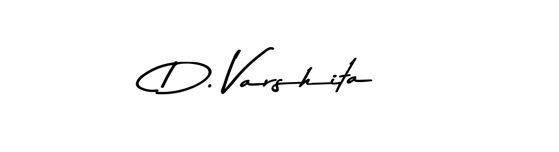 How to make D. Varshita signature? Asem Kandis PERSONAL USE is a professional autograph style. Create handwritten signature for D. Varshita name. D. Varshita signature style 9 images and pictures png