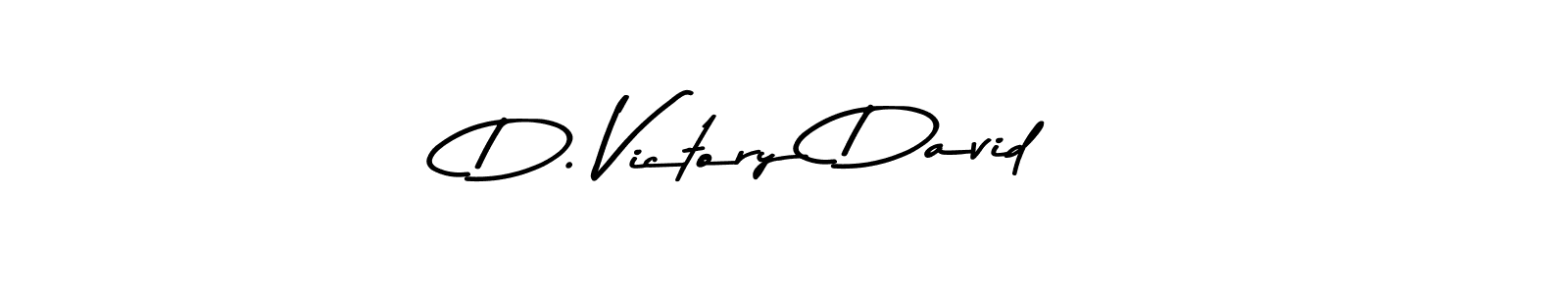 Create a beautiful signature design for name D. Victory David. With this signature (Asem Kandis PERSONAL USE) fonts, you can make a handwritten signature for free. D. Victory David signature style 9 images and pictures png