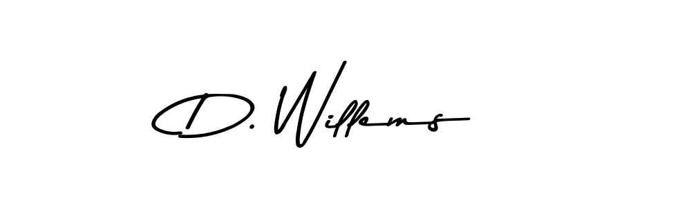 You should practise on your own different ways (Asem Kandis PERSONAL USE) to write your name (D. Willems) in signature. don't let someone else do it for you. D. Willems signature style 9 images and pictures png