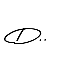 Also we have D.. name is the best signature style. Create professional handwritten signature collection using Asem Kandis PERSONAL USE autograph style. D.. signature style 9 images and pictures png