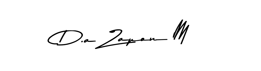 You can use this online signature creator to create a handwritten signature for the name D.a Zapon M. This is the best online autograph maker. D.a Zapon M signature style 9 images and pictures png