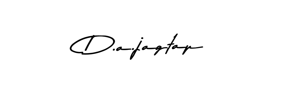 Make a beautiful signature design for name D.a.jagtap. Use this online signature maker to create a handwritten signature for free. D.a.jagtap signature style 9 images and pictures png