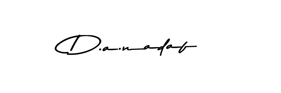 if you are searching for the best signature style for your name D.a.nadaf. so please give up your signature search. here we have designed multiple signature styles  using Asem Kandis PERSONAL USE. D.a.nadaf signature style 9 images and pictures png