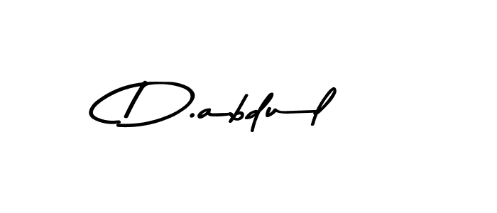 D.abdul stylish signature style. Best Handwritten Sign (Asem Kandis PERSONAL USE) for my name. Handwritten Signature Collection Ideas for my name D.abdul. D.abdul signature style 9 images and pictures png